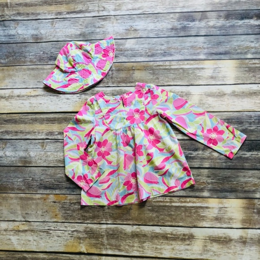 Vintage Gymboree blouse & hat! Size 6